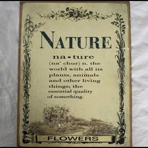 Adorable Vintage Tin Sign